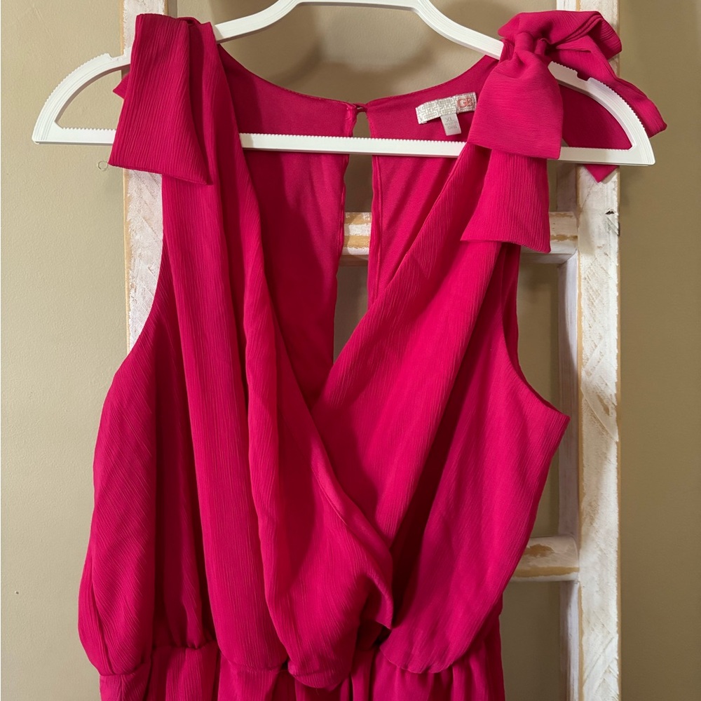 Hot pink romper